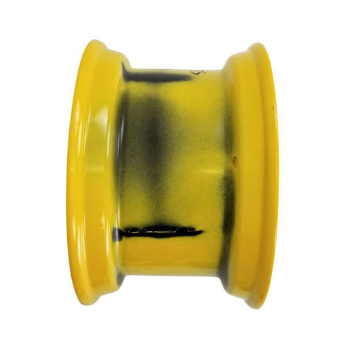 9.75x16.5 8 Hole Skid Loader Wheel 6-1/2" Backside with V/G - Ind. Yellow 9.75x16.5 8 Hole Skid Loader Wheel 6-1/2" Backside with V/G - Ind. Yellow