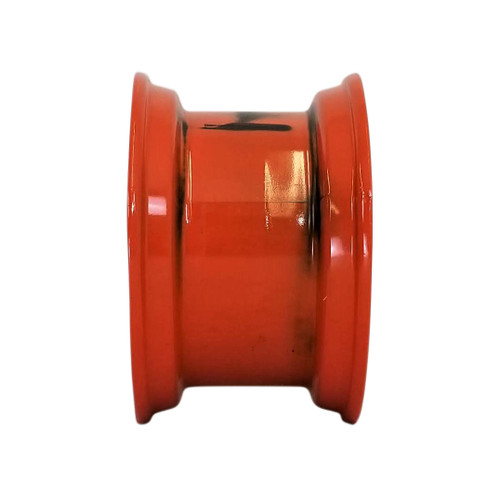 9.75x16.5 8 Hole Skid Loader Wheel 6-3/4" Backside with V/G - Orange