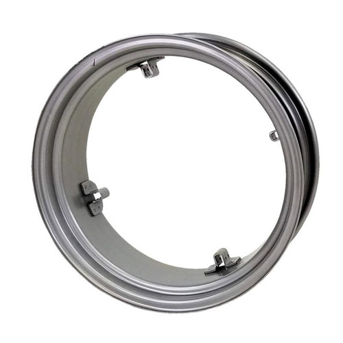 9x24 4 Clamp Rim - Silver Mist