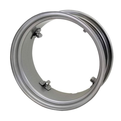 10x24 4 Clamp Rim - Silver Mist
