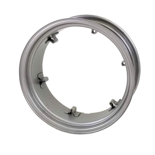 10x24 6 Clamp Rim - Silver Mist