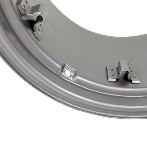 15x24 6 Clamp Rim - Silver Mist