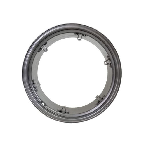 15x24 6 Clamp Rim - Silver Mist