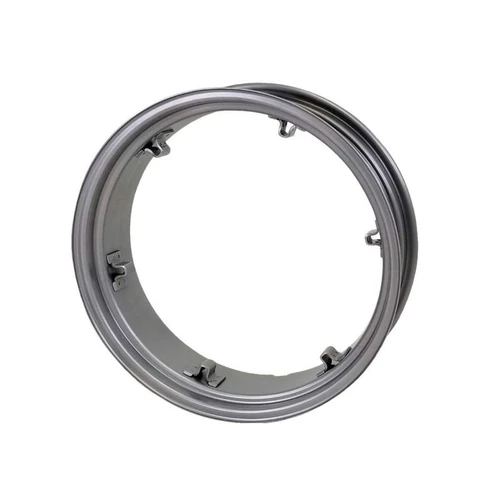 9x28 6 Clamp Rim - Silver Mist
