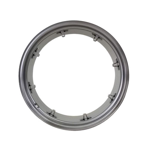 15x30 8 Clamp Rim - Silver Mist