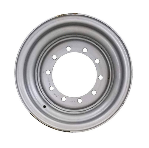 9x24 10 Hole (Radius countersink) Telehandler Wheel - Silver Mist 9x24 10 Hole (Radius countersink) Telehandler Wheel - Silver Mist