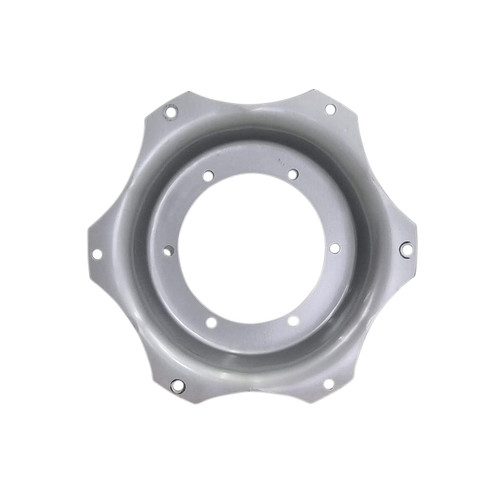 6 Hole 11.2" Bolt Circle - 24" 6 Clamp Center Disc - Silver Mist