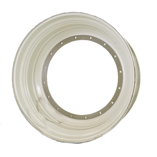 16x42 16 Hole (sq) 31"BC Used Stub Disc Wheel 12-3/4" Backside - Ford White