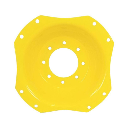 8 Hole Ag - 24" Waffle Center Disc - JD Yellow 8 Hole Ag - 24" Waffle Center Disc - JD Yellow