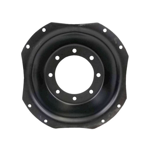 8 Hole Front Wheel Assist 28/30 Waffle Center Disc - Flat Black