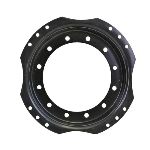 12 Hole Front Wheel Assist - 28/30 Waffle Center Disc - Flat Black