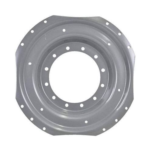 12 Hole Front Wheel Assist - 38" Waffle Center Disc - Agco Gray