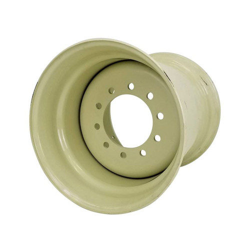 24x22.5 10 Hole Hub Pilot Flotation Wheel 9-1/2" Backside - Clove White