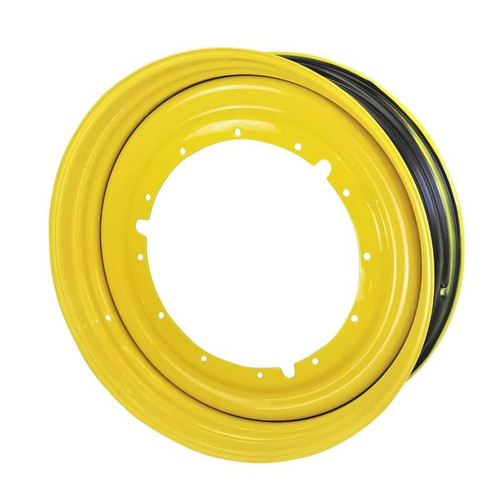 15x50 12 Hole Stub Disc JD "55" Tractor Wheel - JD Yellow