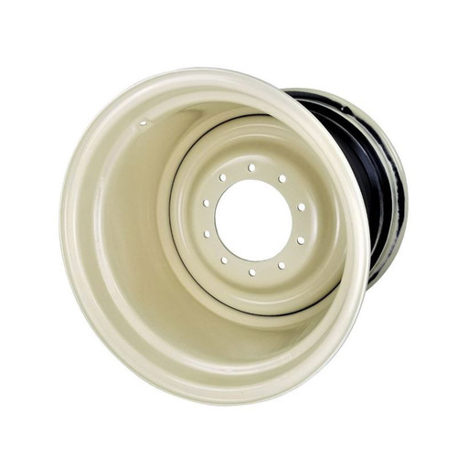 25x26 10 Hole Grain Cart Wheel - Off White