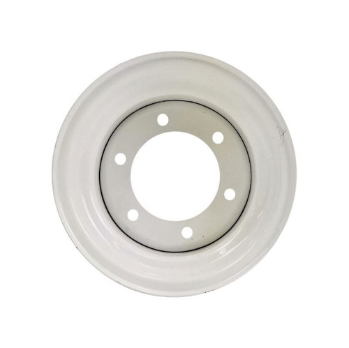 6x10 6 Hole Implement Wheel 3-1/4" Backside - Gloss White 6x10 6 Hole Implement Wheel 3-1/4" Backside - Gloss White