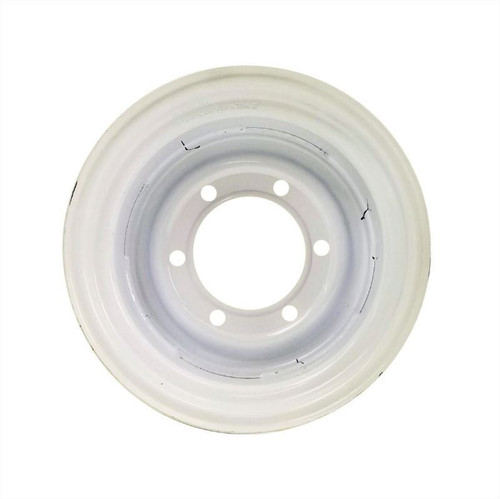 7x12 6 Hole Implement Wheel 4" Backside - Gloss White 7x12 6 Hole Implement Wheel 4" Backside - Gloss White