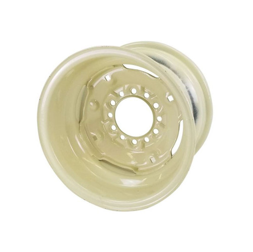 10x15 6 Hole Implement Wheel 6 5/8" Backside - Off White