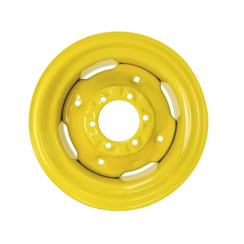 8x16 6 Hole Implement Wheel 3-3/4" Backside - JD Yellow 8x16 6 Hole Implement Wheel 3-3/4" Backside - JD Yellow