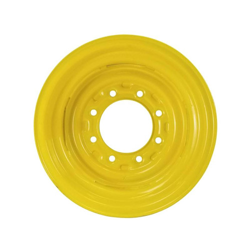 8x16 8 Hole Implement Wheel 4-7/8" Backside - JD Yellow