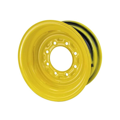 8x16 8 Hole Implement Wheel 4-7/8" Backside - JD Yellow 8x16 8 Hole Implement Wheel 4-7/8" Backside - JD Yellow
