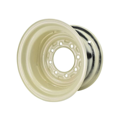 10x16 8 Hole Implement Wheel 6-5/8" Backside - Off White
