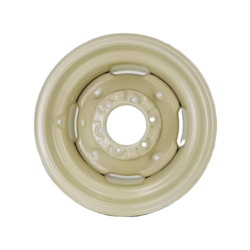 11x16.1 6 Hole Implement Wheel 7-1/8" Backside - Off White