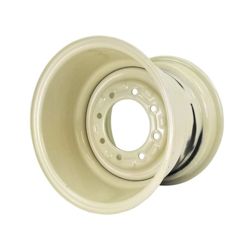 14x16.1 8 Hole Implement Wheel 6 1/4" Backside - Off White 14x16.1 8 Hole Implement Wheel 6 1/4" Backside - Off White