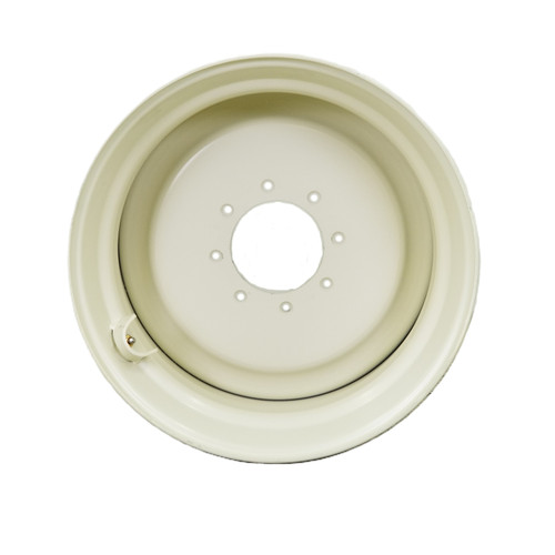 13x22.5 8 Hole Ag HD Formed Implement Wheel 6" Backside V/G - Off White