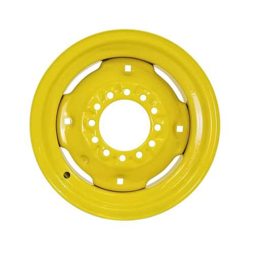 6x15 6 Hole Implement Wheel 4 5/8" Backside - JD Yellow