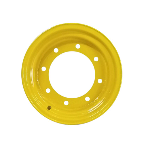 8x16 8 Hole (10-13/16" Bolt Circle) 1/2" Plate Wheel - JD Yellow