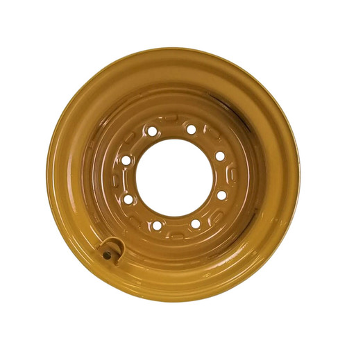 8.25x16.5 8 Hole Skid Steer Wheel 1-1/2" Backside w/Valve Guard -Cat Yellow 8.25x16.5 8 Hole Skid Steer Wheel 1-1/2" Backside w/Valve Guard -Cat Yellow