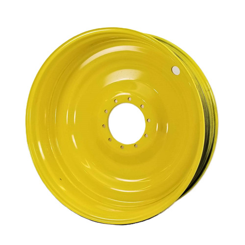 12x46 10 Hole Sprayer (Bubble) Wheel 11-1/4" Backside - JD Yellow