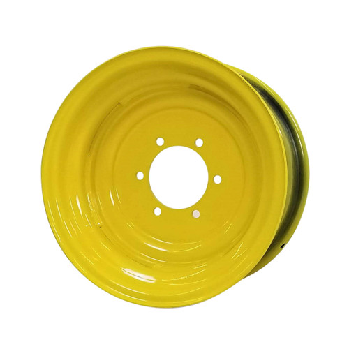 8x16 6 Hole Heavy Duty JD Tractor Front Wheel 4-3/4" Backside - JD Yellow 8x16 6 Hole Heavy Duty JD Tractor Front Wheel 4-3/4" Backside - JD Yellow