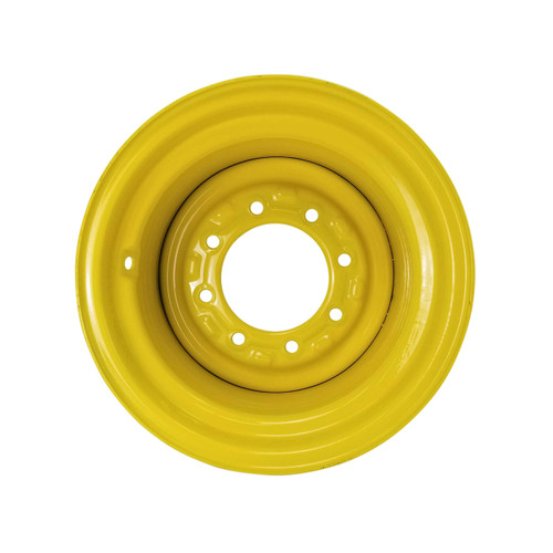 11x16.1 8 Hole Implement Wheel 4-7/8" Backside - JD Yellow