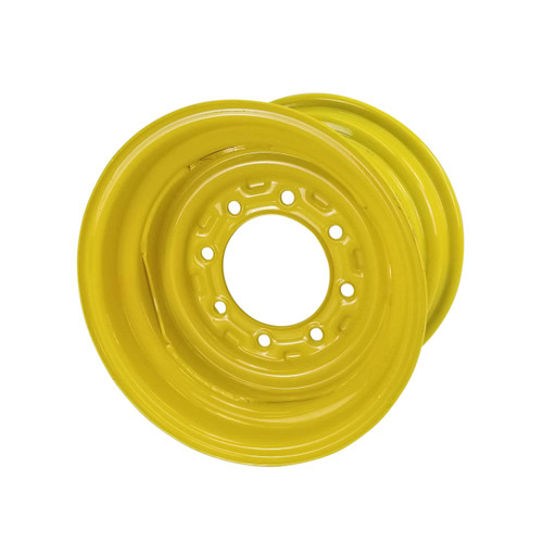 11x16.1 8 Hole Implement Wheel 4-7/8" Backside - JD Yellow