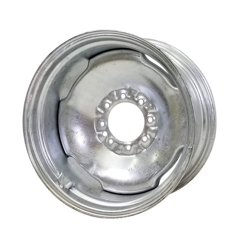 12x24 8 Hole Ag Irrigation Wheel 4-1/2" Backside w/Valve Guard - Galvanized