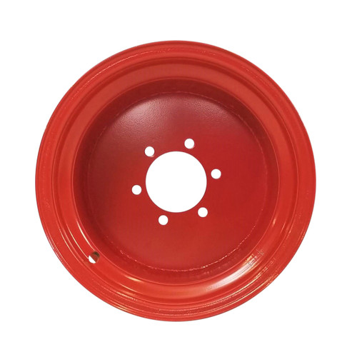 10x16 6 Hole 3/8" Plate Wheel 3" Backside - Orange