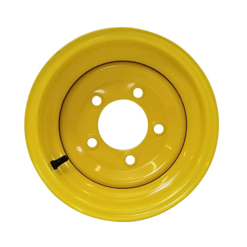 6x10 5 Hole 4-1/2" Bolt Circle Implement Wheel 2-3/4" Backside - JD Yellow 6x10 5 Hole 4-1/2" Bolt Circle Implement Wheel 2-3/4" Backside - JD Yellow