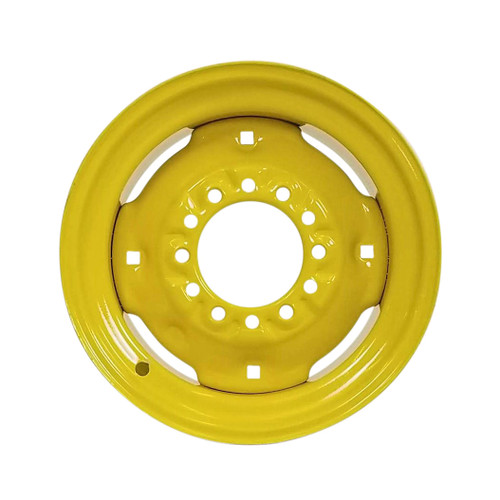 7x15 6 Hole Implement Wheel 5" Backside - JD Yellow 7x15 6 Hole Implement Wheel 5" Backside - JD Yellow