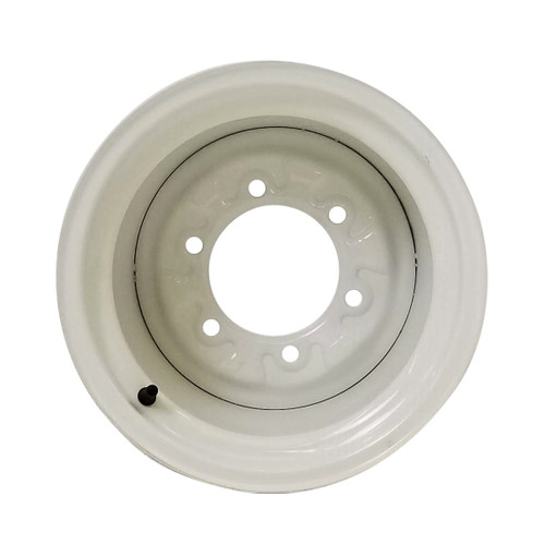 10.5x12 6 Hole Implement Wheel 3-5/8" Backside - Gloss White 10.5x12 6 Hole Implement Wheel 3-5/8" Backside - Gloss White