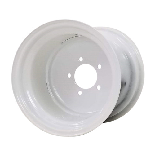 10.5x12 5 Hole Implement Wheel 6-3/4" Backside - Gloss White 10.5x12 5 Hole Implement Wheel 6-3/4" Backside - Gloss White
