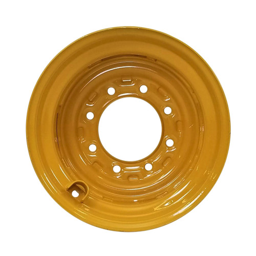 9.75x16.5 8 Hole Skid Loader Wheel 4-5/8" Backside V/G - Ind. Yellow 9.75x16.5 8 Hole Skid Loader Wheel 4-5/8" Backside V/G - Ind. Yellow