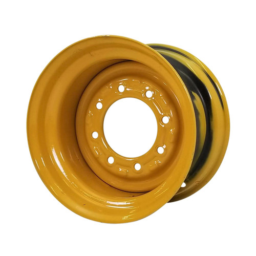 9.75x16.5 8 Hole Skid Loader Wheel 4-5/8" Backside V/G - Ind. Yellow 9.75x16.5 8 Hole Skid Loader Wheel 4-5/8" Backside V/G - Ind. Yellow