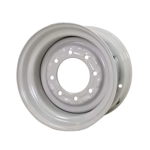 9.75x16.5 8 Hole Skid Steer Wheel 3-3/4" Backside V/G - Light Gray