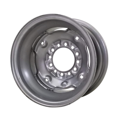 8x15 6 Hole Implement Wheel 5-5/8" Backside - Silver Mist 8x15 6 Hole Implement Wheel 5-5/8" Backside - Silver Mist