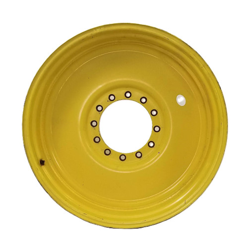 18x38 12 Hole John Deere 4830 Used Sprayer Wheel - JD Yellow