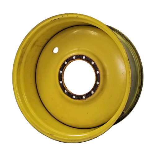18x38 12 Hole John Deere 4830 Used Sprayer Wheel - JD Yellow