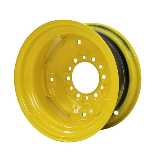 7x15 6H JD Compact Tractor Wheel-JD Yellow
