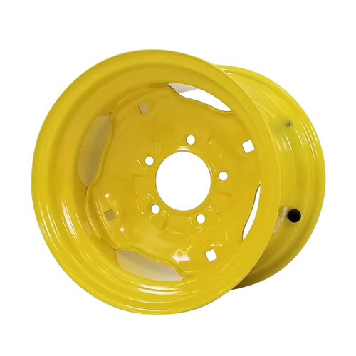 9.5x12 5 Hole Wheel 4-1/2" Bolt Circle 4-5/8" Backside - JD Yellow